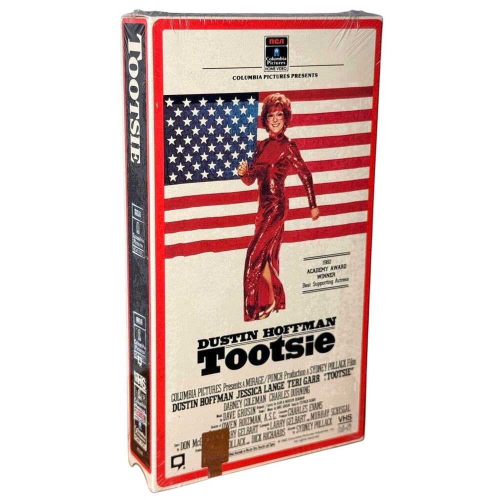 Tootsie VHS 1983 RCA Columbia Pictures Home Video Factory Sealed Watermark
